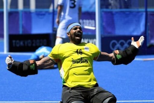 Indian Hockey Team Goalkeeper PR Sreejesh. (Photo: Twitter/Sreejesh p r)