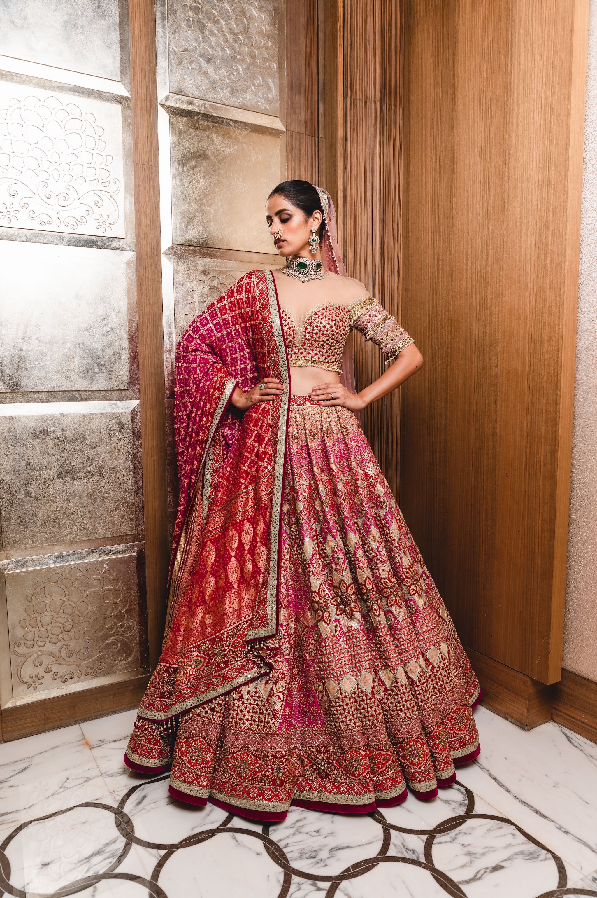 Tarun Tahiliani presented his collection, The Painterly Dream
