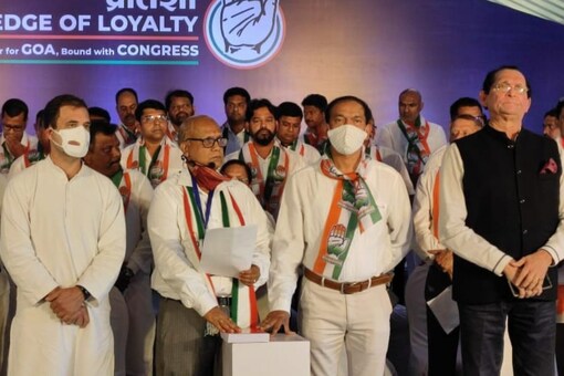 Goa Congress candidates had taken a pledge of loyalty ahead of the elections. (Twitter)