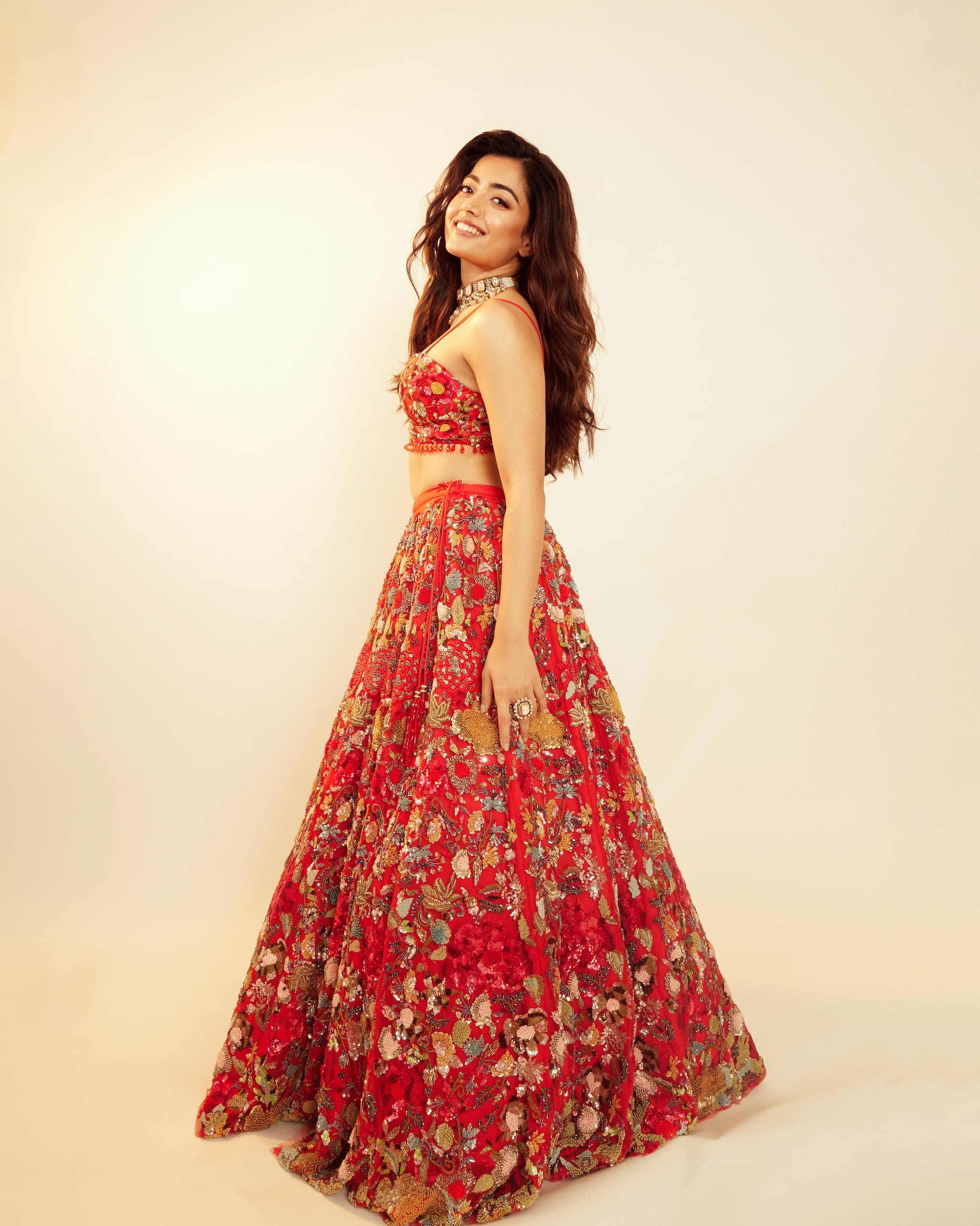 Rashmika Mandanna’s ensemble took three months to design.