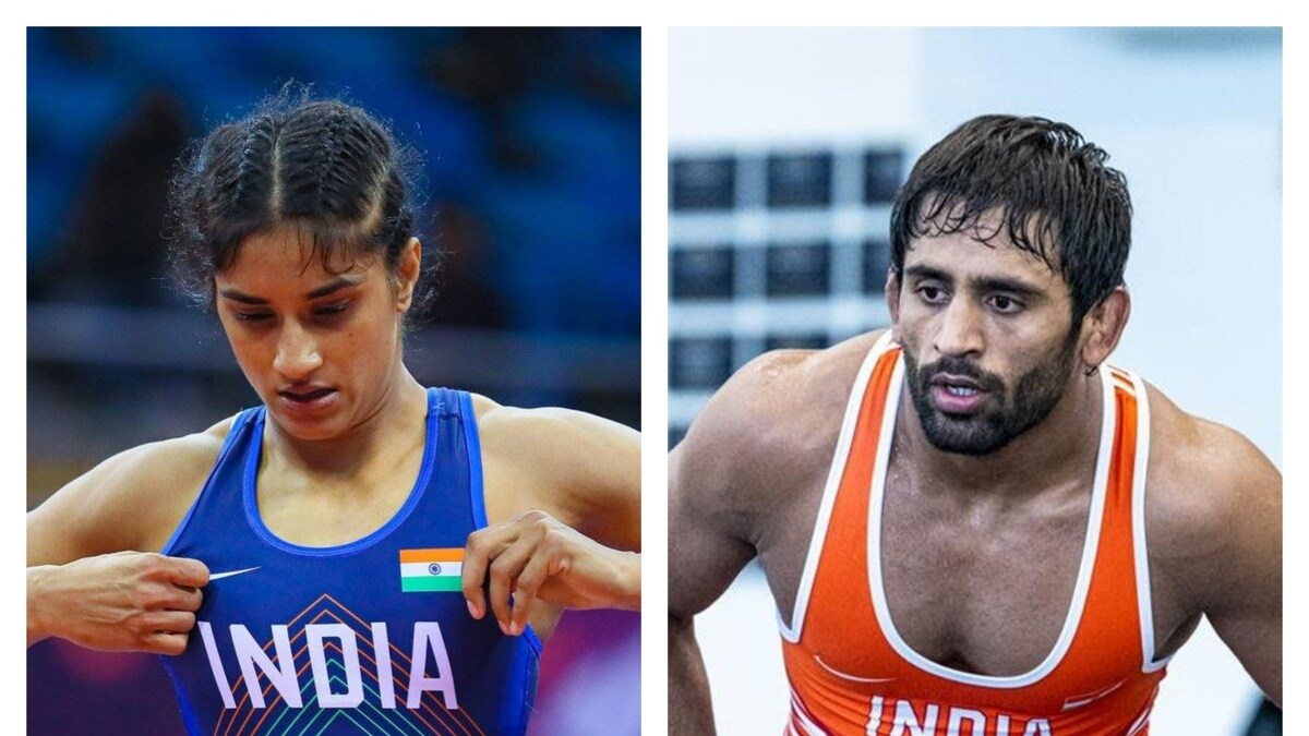 Bajrang Punia, Vinesh Phogat Named in Indian Wrestling Squad for World