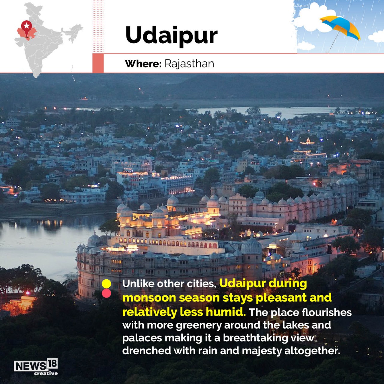 Monsoon Getaways! There Places Are Perfect For A Monsoon Vacation News18