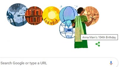 Google Doodle Celebrates Anna Mani, the 'Weather Woman of India', on ...