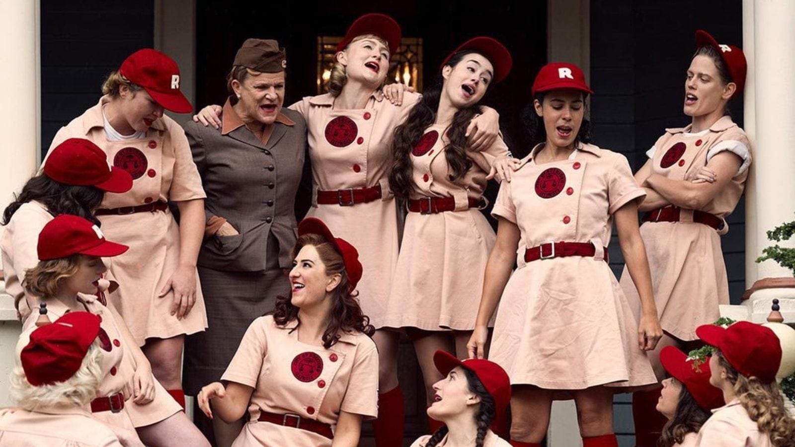 A League of Their Own tv show lipstick, ROCKFORD PEACHES RED