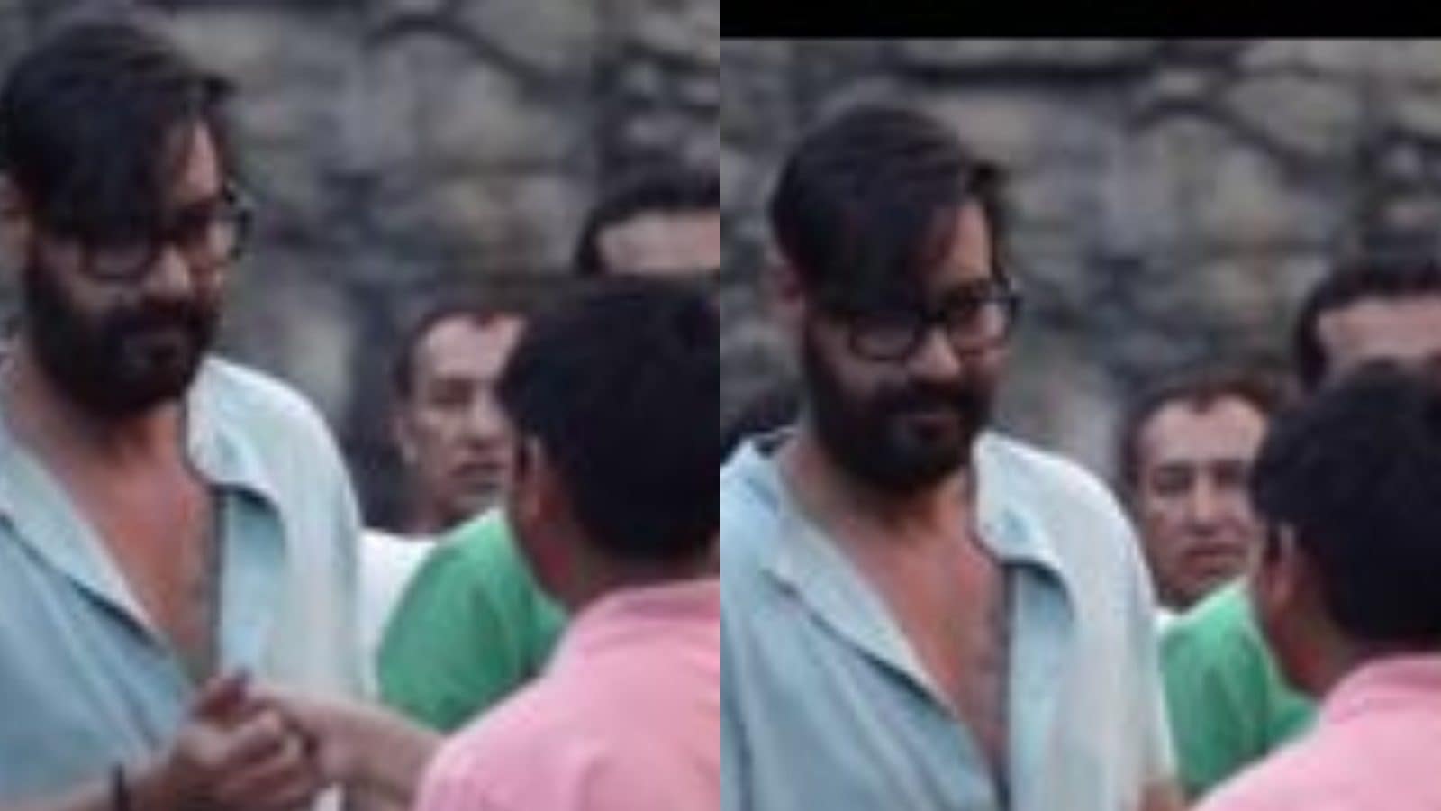 Ajay Devgn Practises 'Special Father-Son Handshake' With Yug, Watch  Adorable Video - News18