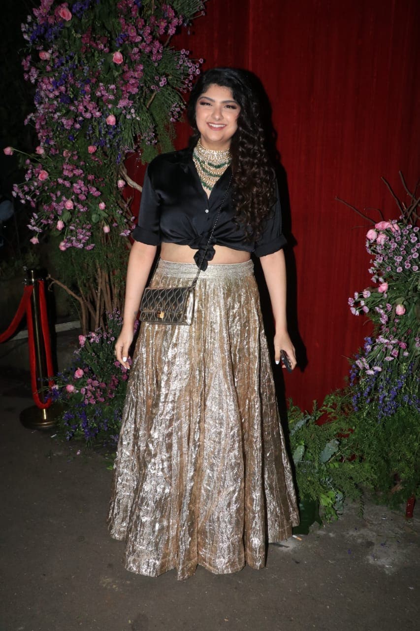 Arjun Kapoor's sister Anshula Kapoor also attended the party. (Photo: Viral Bhayani)