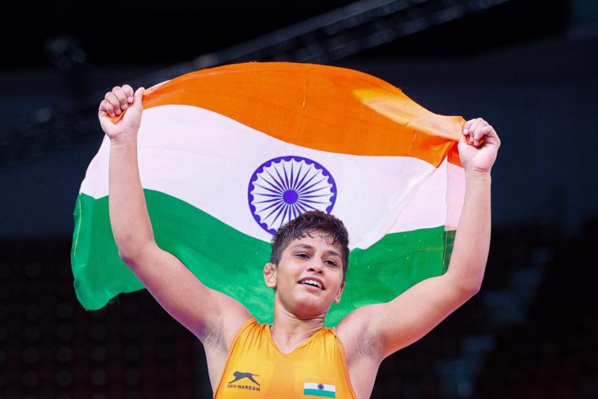 Asian Sexy Sports Girlsxxx - 17-Year-Old Antim Becomes First Indian Girl to Win World Junior Wrestling  Gold - News18