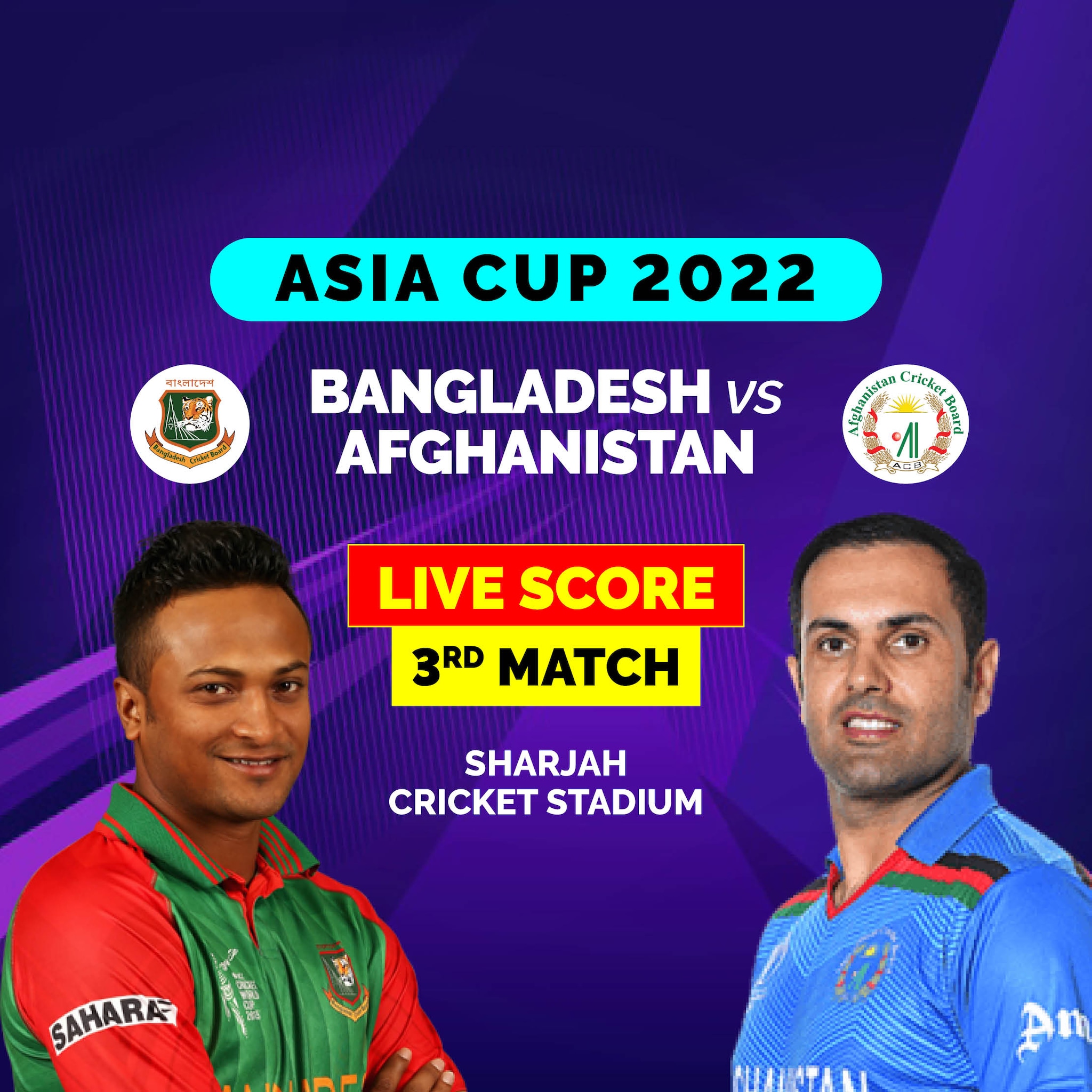 BAN vs AFG Highlights, Asia Cup 2022 - Afghanistan 131/3 vs Bangladesh 127/7; Become First Team to Enter Super Four Stage