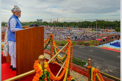 What the Prime Minister spoke from the ramparts of the Red Fort on 75th anniversary of our Independence carried two clear messages: One, we need to decolonise our mind set; and two, we need to work on a Bharatiya model of development and not a Western model. (PTI photo)