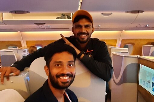 Indian batters Ruturaj Gaikwad and Rahul Tripathi (Photo: Twitter / BCCI)