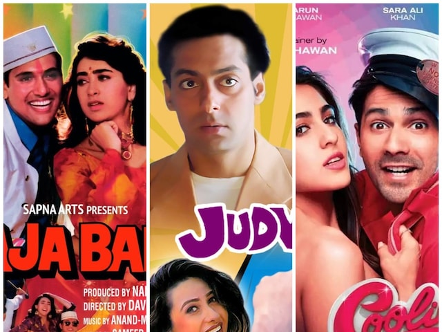Here's list of David Dhawan's hit movies with superstars Govinda, Salman Khan, and Varun Dhawan. 