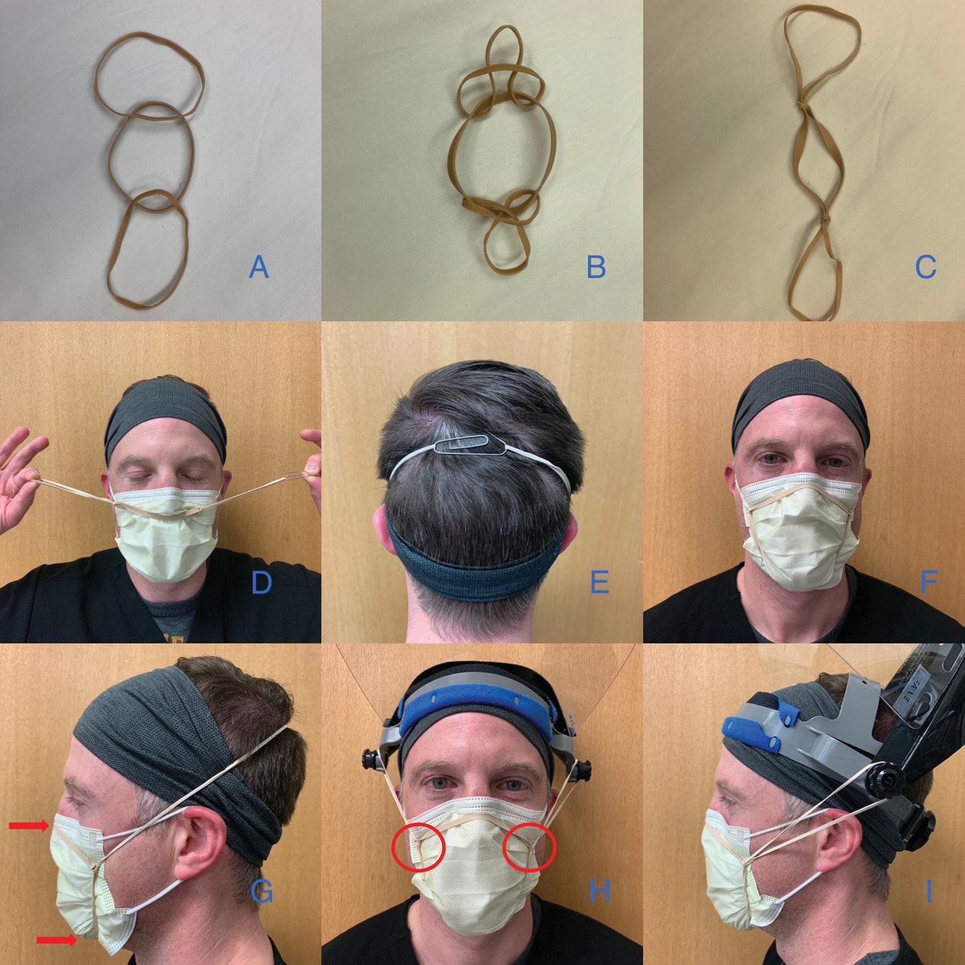 Surgical Masks Can Be Improved Using Rubber Bands To Fit Like N-95 ...