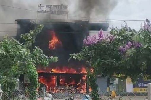 Eight persons, including four patients, died in the blaze on Monday. (Photo: News18)