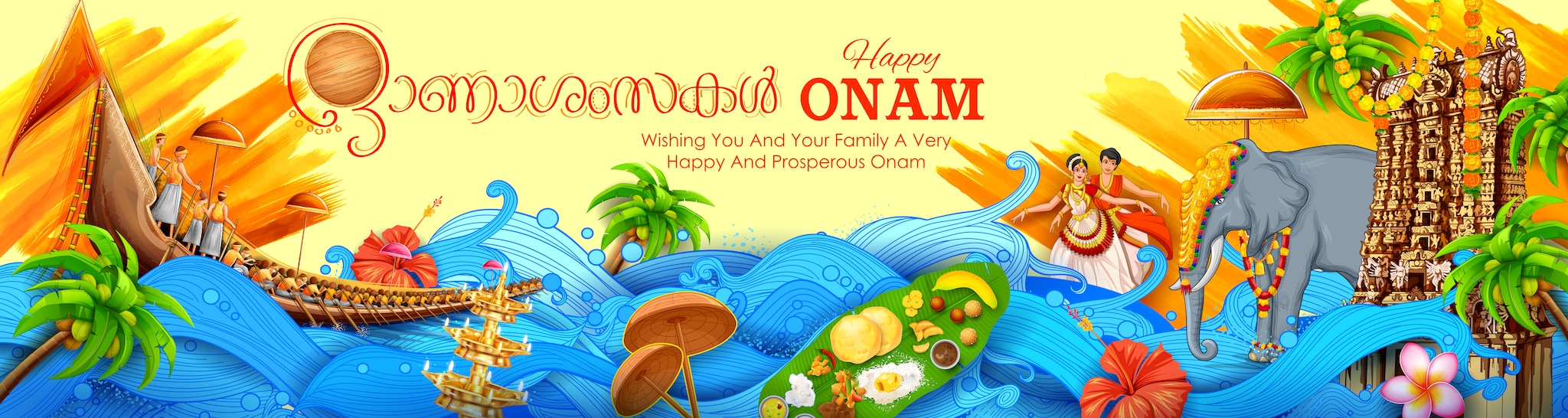 Happy Onam 2022 Wallpaper, Wishes Images, Quotes, Status, Photos, Pics, SMS and Messages to share. (Image: Shutterstock)   