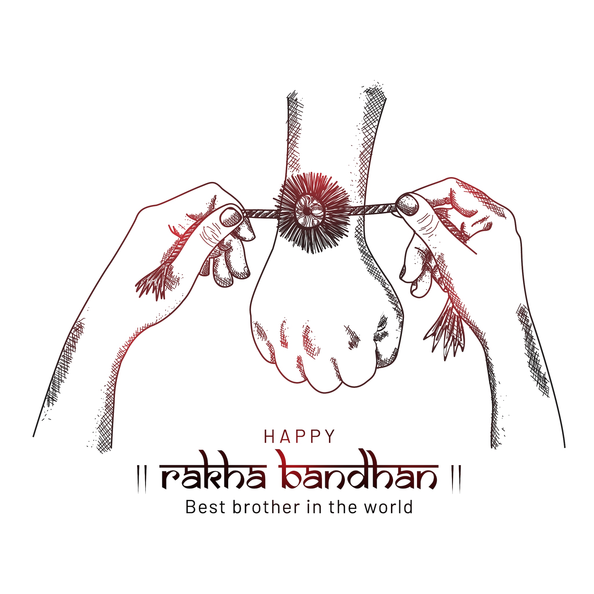 How To Draw Rakhi// Raksha Bandhan Special Drawing// Rakhi Drawing Easy//  राखी का चित्र बनाएं - YouTube