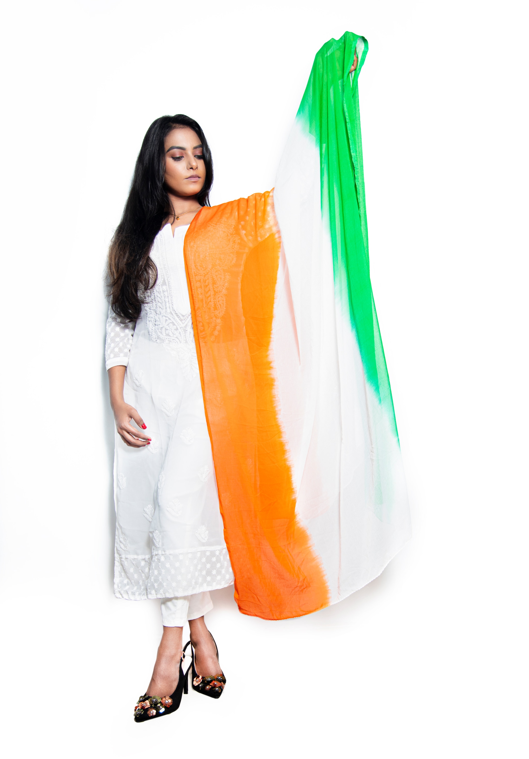 KAKU FANCY DRESSES Tricolor Stole/ Tricolor Dupatta/ Tiranga Chunni Kids  Costume Wear Price in India - Buy KAKU FANCY DRESSES Tricolor Stole/  Tricolor Dupatta/ Tiranga Chunni Kids Costume Wear online at Flipkart.com