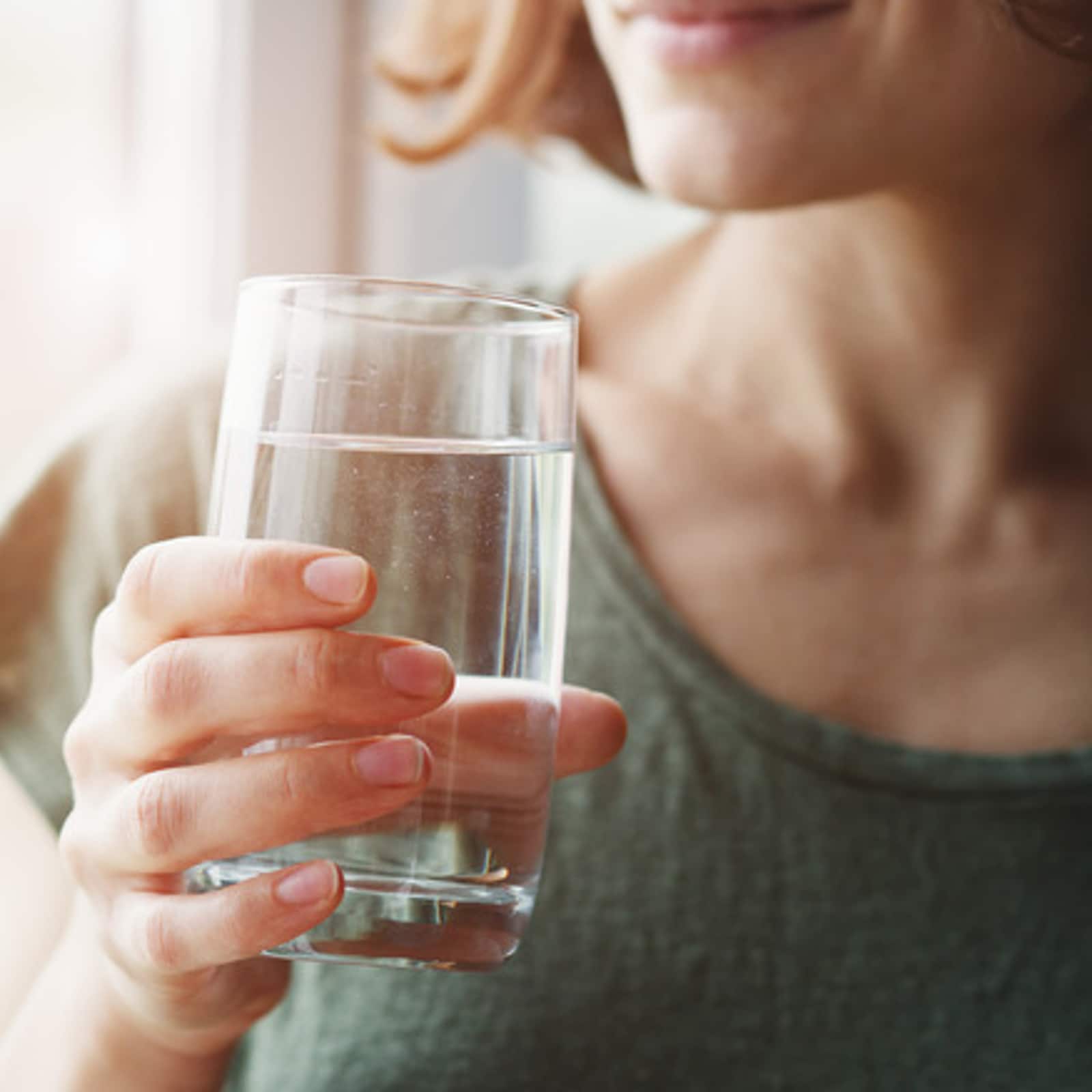 Drink water first thing in the morning to wake up your digestive system