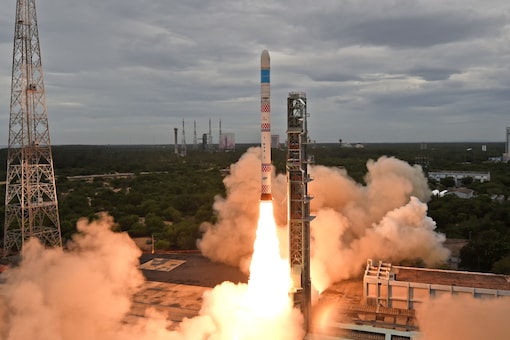 ٻҾ: Rocket SSLV-D1 ͧ ISRO ͡ҡ Sriharikota  (ٻҾ: ISRO)
