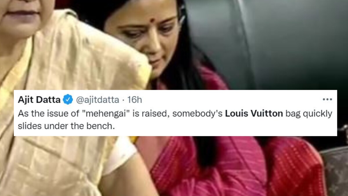Twitter thinks TMC MP Mahua Moitra 'hid' her pricey Louis Vuitton