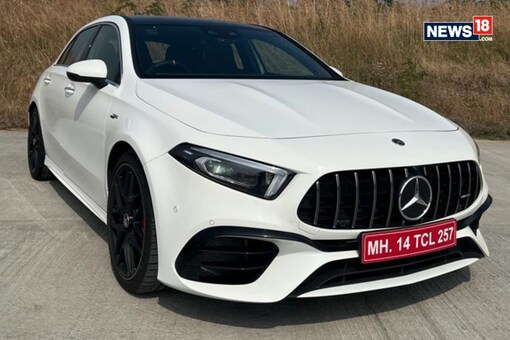 The AMG Performance Centre in Ahmedabad has a 9 car display bay. (Photo: Manav Sinha/News18.com)