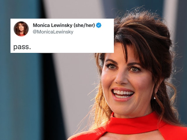 Over the years, Lewinsky has made several self-deprecating jokes about the scandal in the vein of this latest one. (Credits: Reuters)