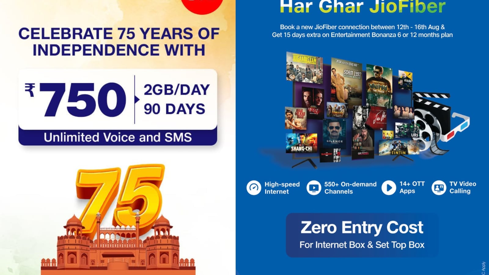 Reliance Jio Independence Day Benefits Take A Look At All Offers From