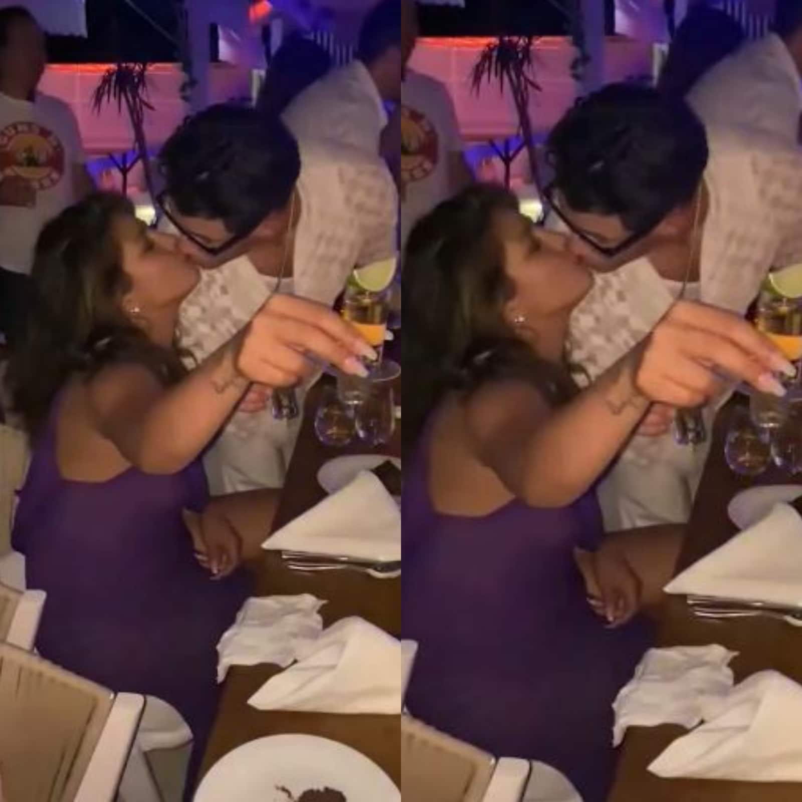 1600px x 1600px - Priyanka Chopra and Nick Jonas Steal a Kiss In Unseen Video From PeeCee's  Birthday Bash - News18