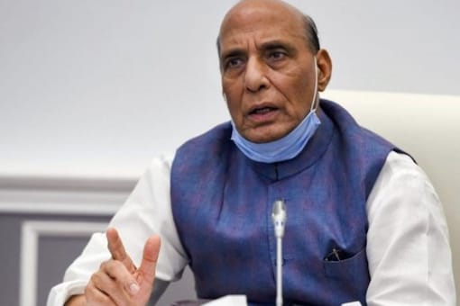The decision on PoK should have been taken at that time itself, Rajnath Singh said.(File photo: PTI)