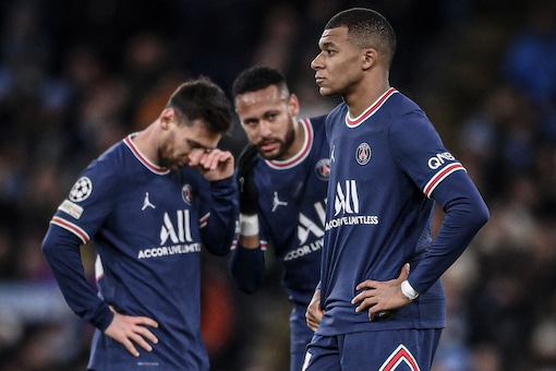 Kylian Mbappe, Neymar and Lionel Messi (AP Image)
