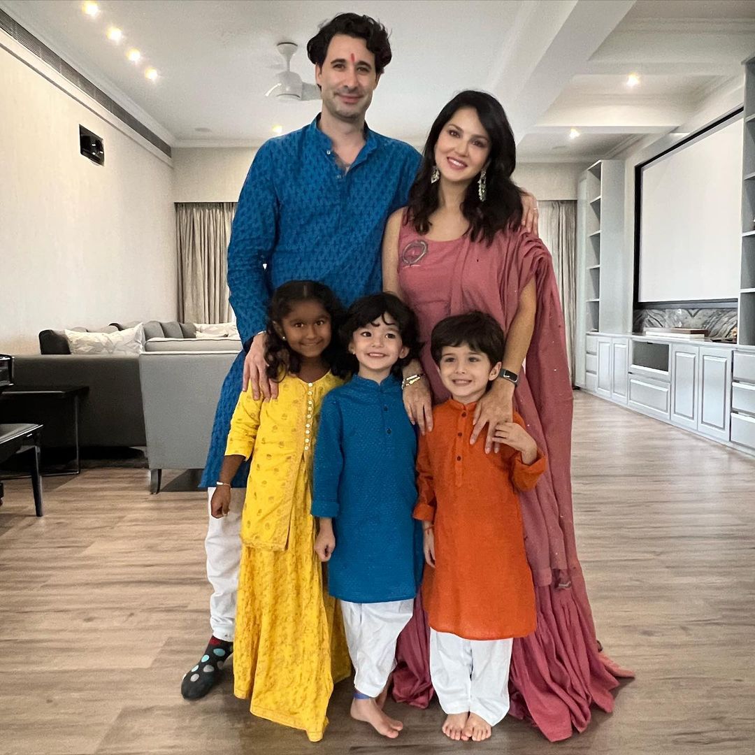 Sunny Leone Shares Heartwarming Photos With Her Family, Check Out The Divas Adorable Moments With Her Kids And Husband
