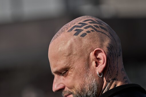 High Headed Man Gets Favourite Alcoholic Beverage Tattooed On The Back Of His Head