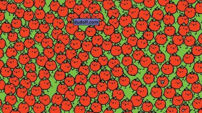 Tomato Riddles Odd One Out: Can You Spot 3 Apples Amid This Pile of Tomatoes? | Buzz ...
