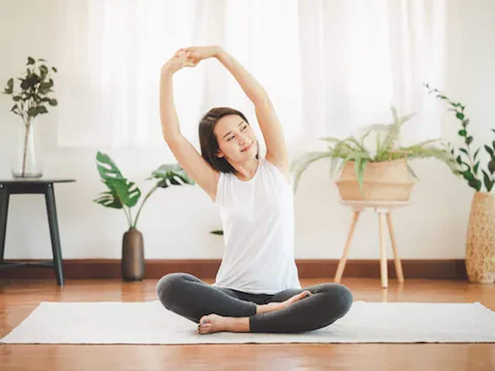 Best yoga poses and breathing exercises to help you manage perimenopause  symptoms - Mirror Online