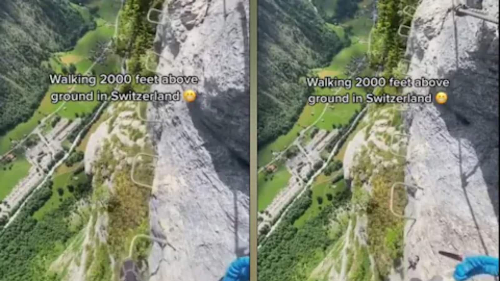 Watch: Man Walking 2000 Ft Above Ground On Metal Steps Will Make Your ...