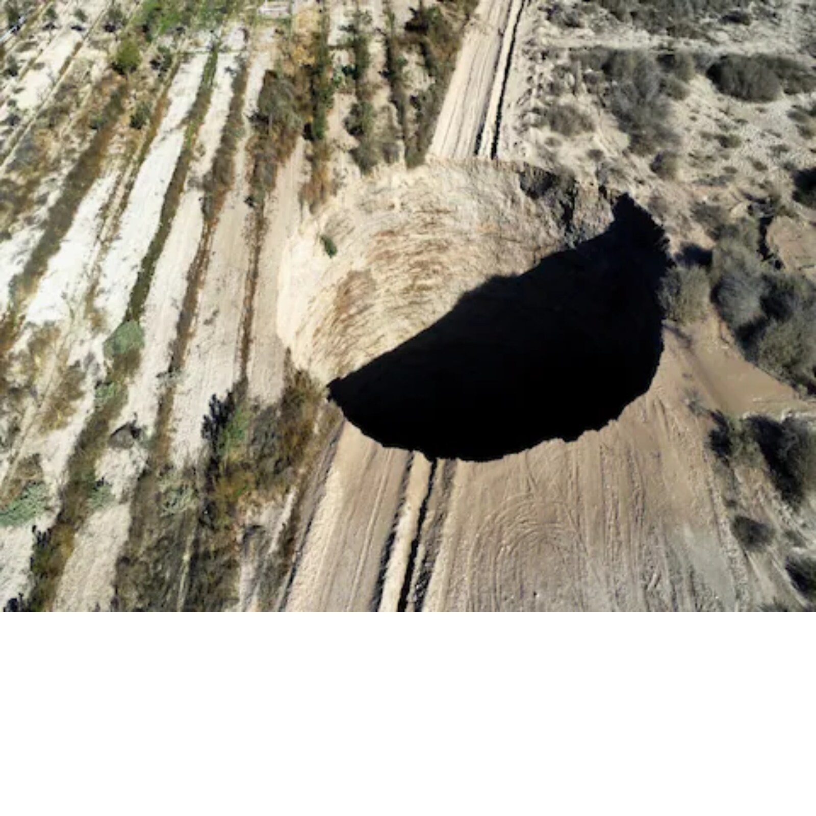 Mysterious 82 Feet Wide and 656 Feet Deep Sinkhole Found in