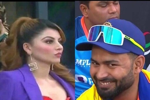 Uravshi Rautela spotted during India vs Pak match at the Asia Cup amid feud with Rishabh Pant. 