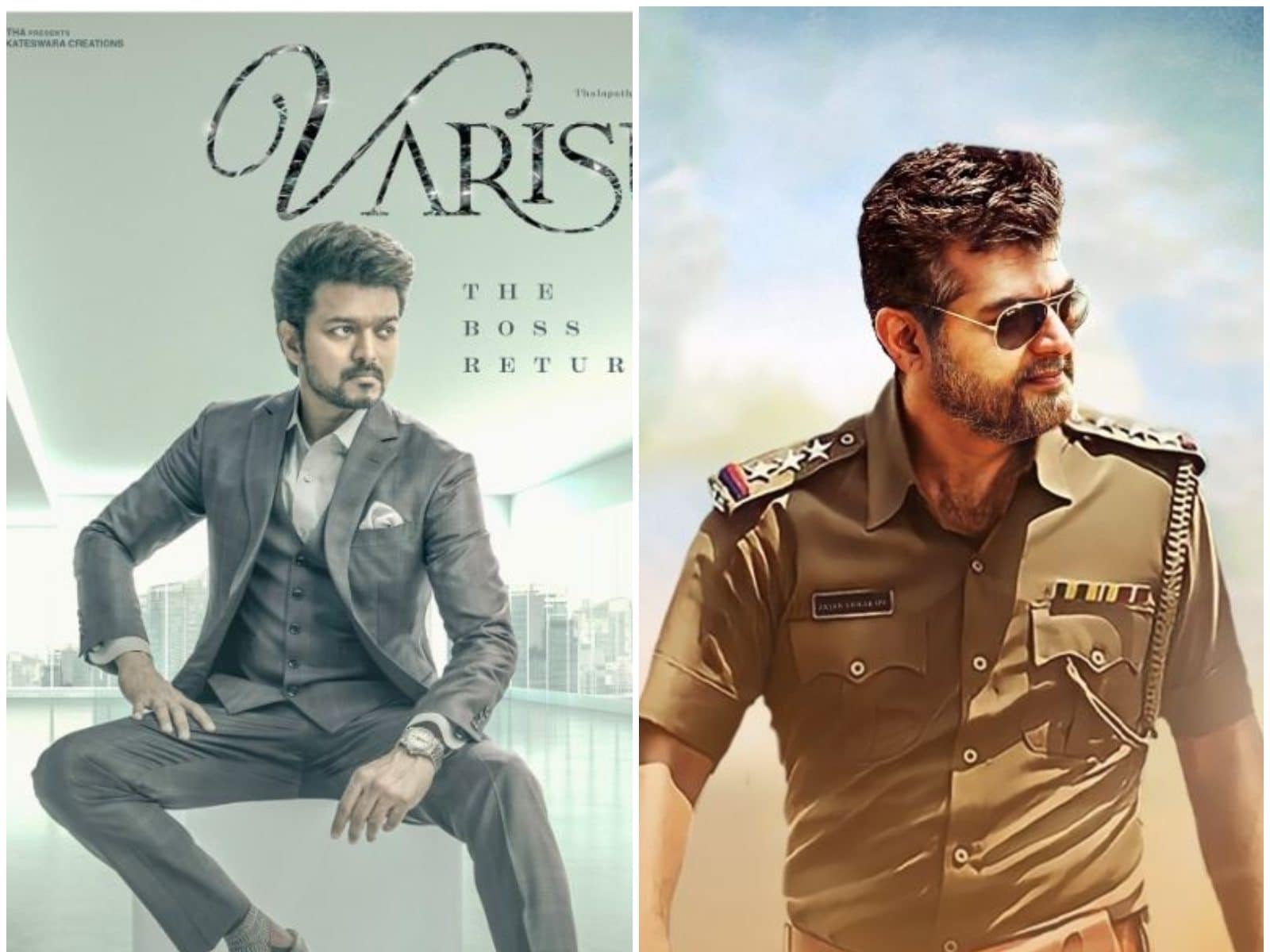 Fans of Tollywood superstars Ajith and Vijay clash as their films release  on same day : The Tribune India