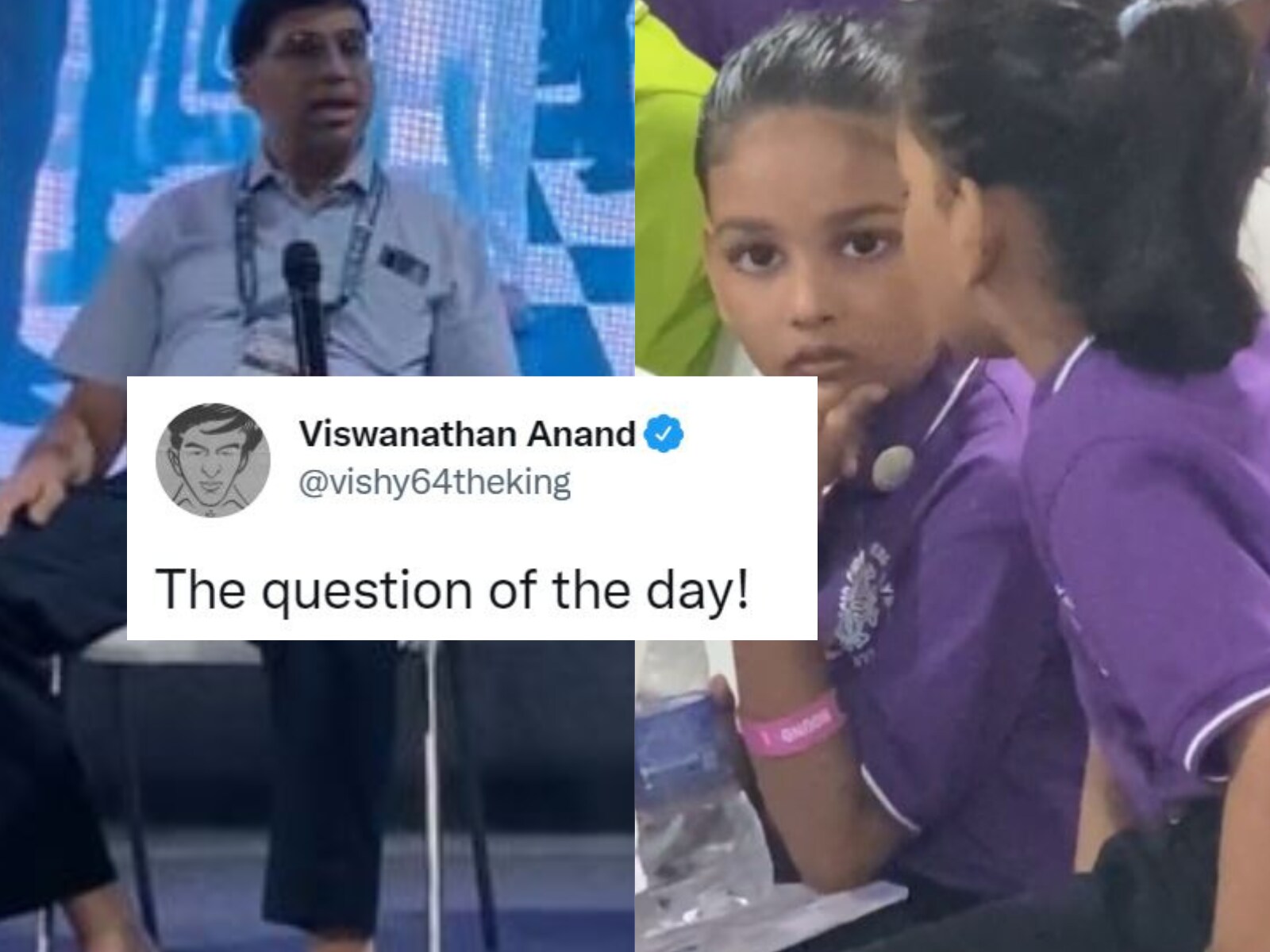 WATCH: 8-year-old twins confuse Viswanathan Anand with a