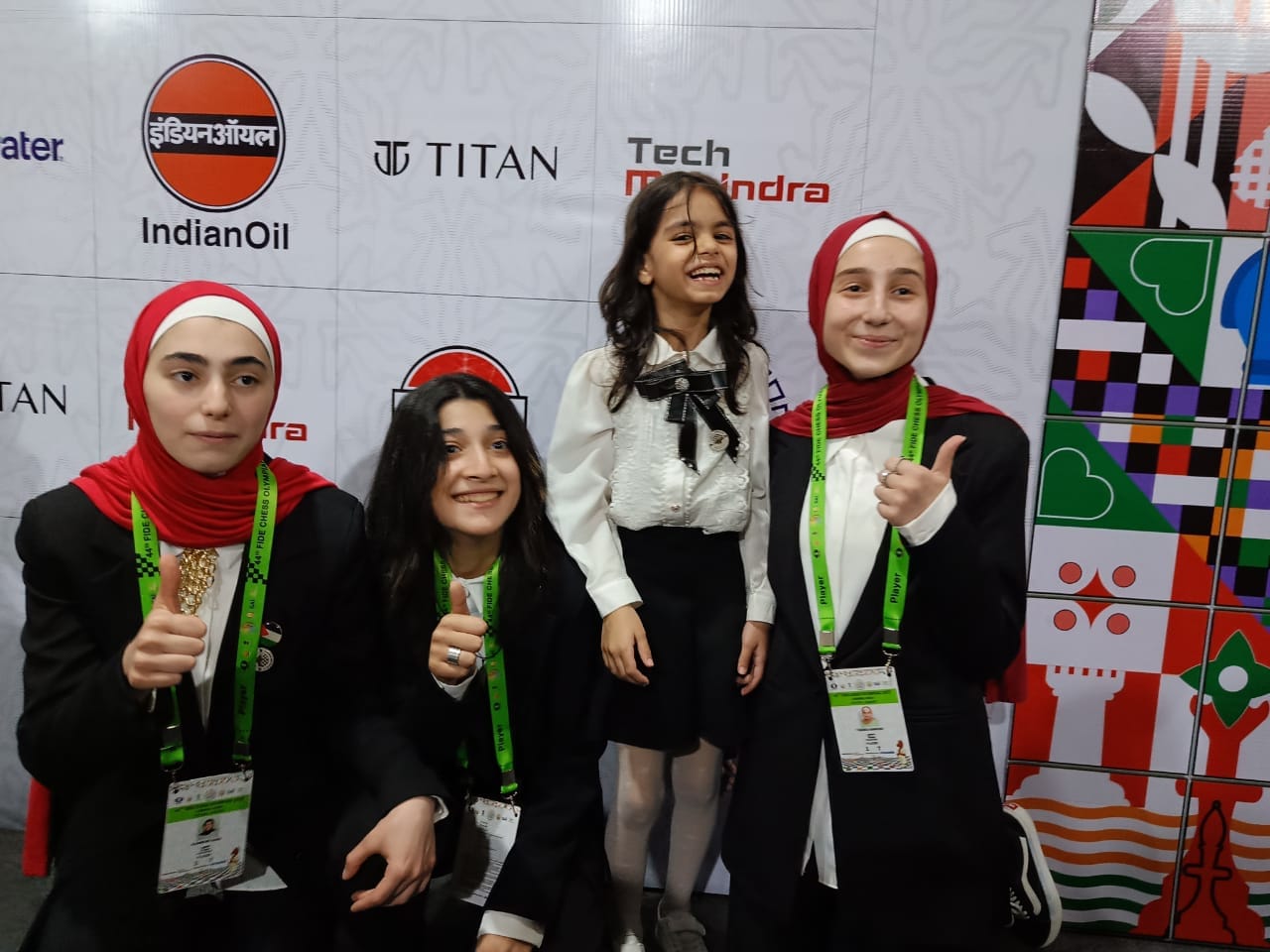 8-year-old girl from Palestine, the darling of Chess Olympiad