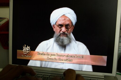 As seen on a computer screen from a DVD prepared by Al-Sahab production, Al-Qaida's Ayman al-Zawahiri speaks in Islamabad, Pakistan on June 20, 2006. (AP Photo/BK Bangash/File)
