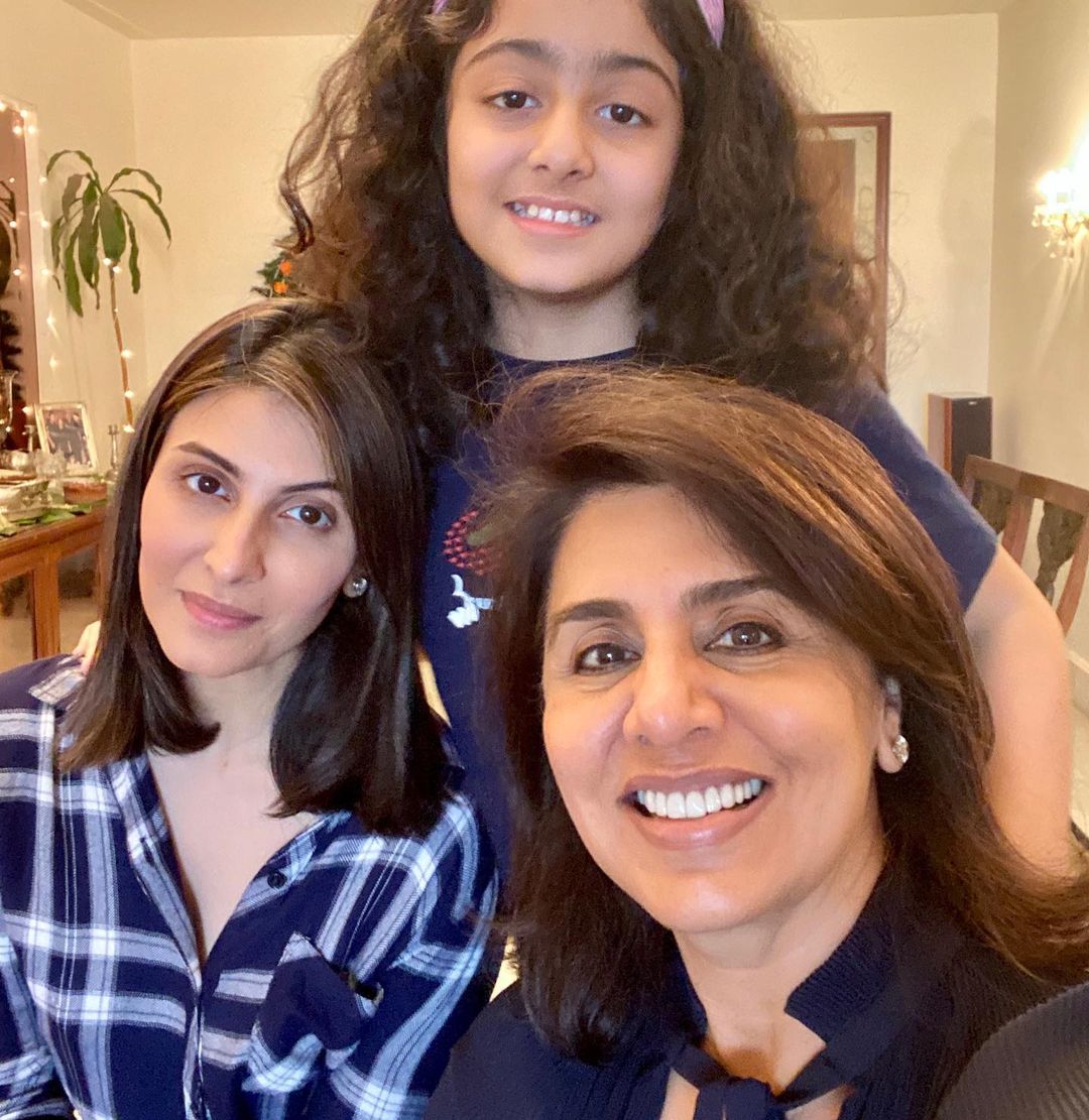 Riddhima Kapoor Sahni with her inspirations Neetu Kapoor and daughter Samara