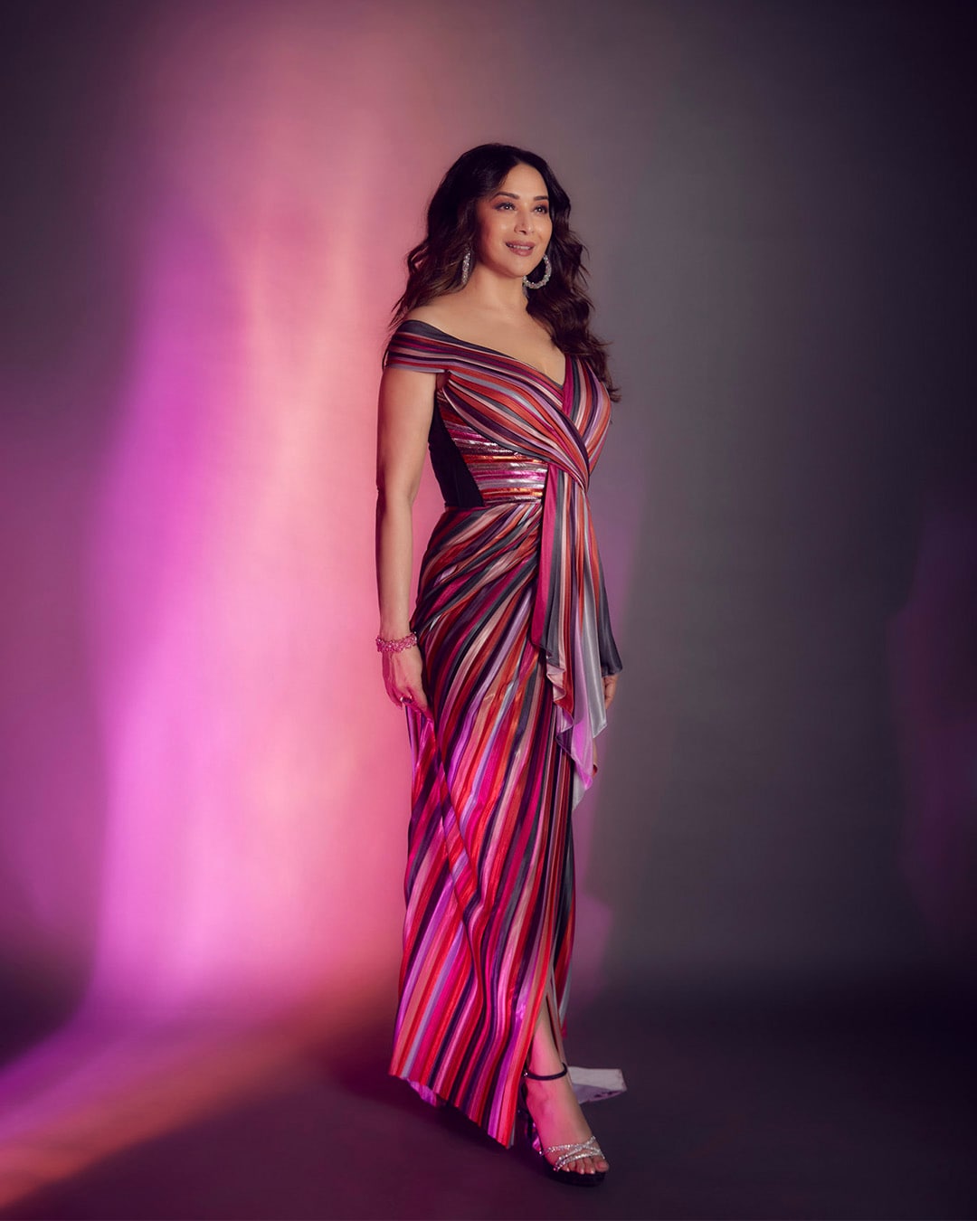 Amit Aggarwal’s pre-draped saree gown makes for a fine Navratri evening party.