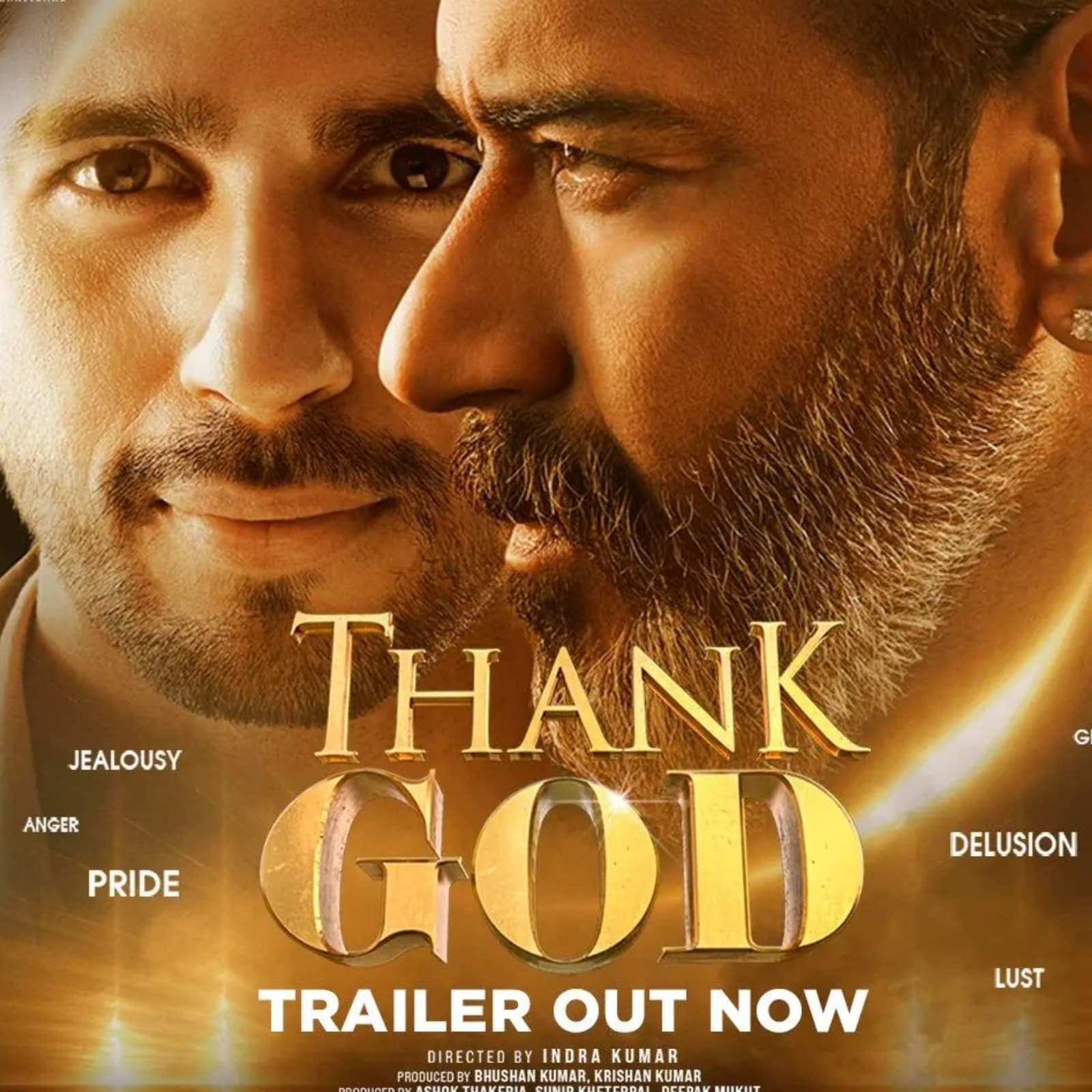 Ajay Devgn-Sidharth Malhotra starrer Thank God's trailer out.