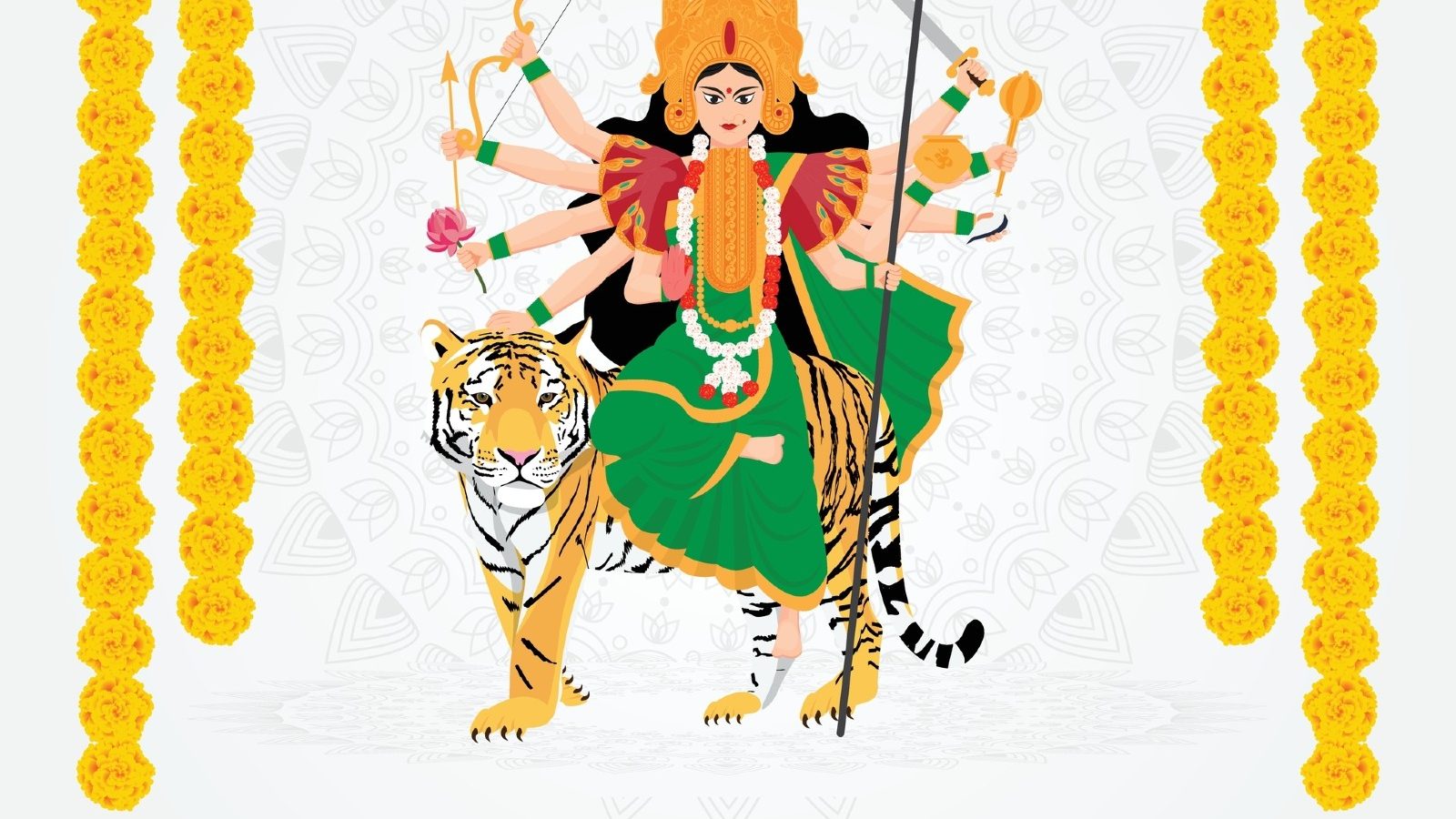 Why do we worship Goddess Durga with so many arms and weapons in her hand?  - Quora