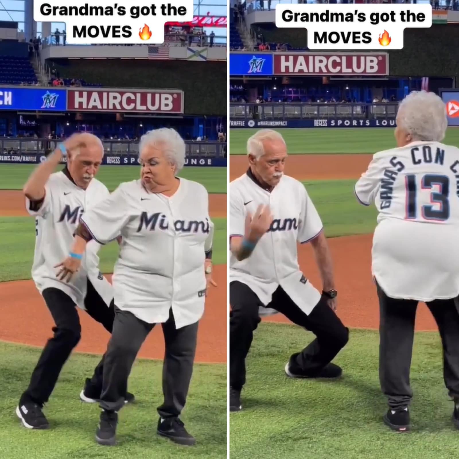 WATCH: Elderly Couple Dancing On Baseball Field Will Give You Ageing Goals