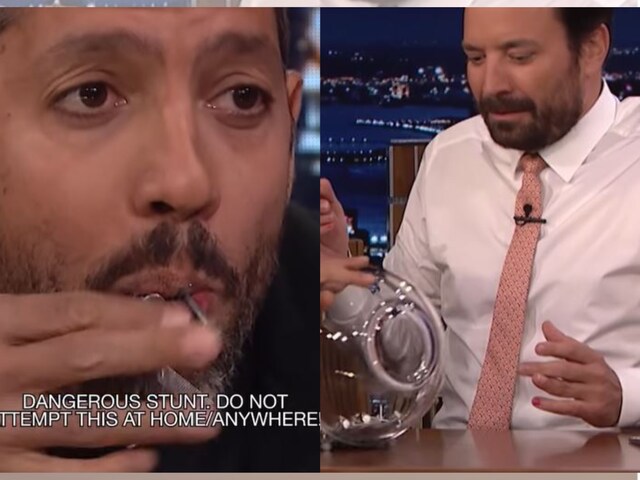 How Does David Blaine Do The Frog Trick Illusionist David Blaine Terrifies Jimmy Fallon by 'Eating' Bowl of