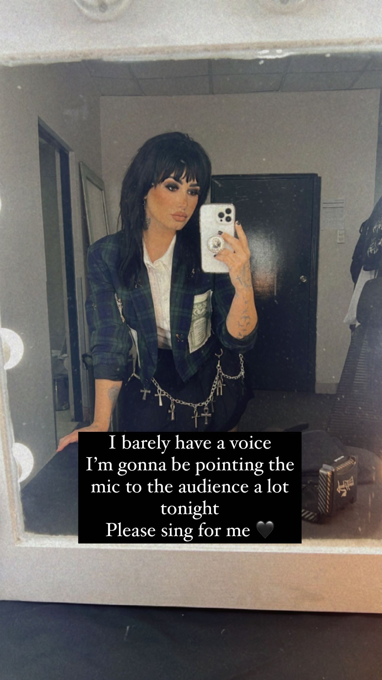Demi Lovato's Instagram Stories. 