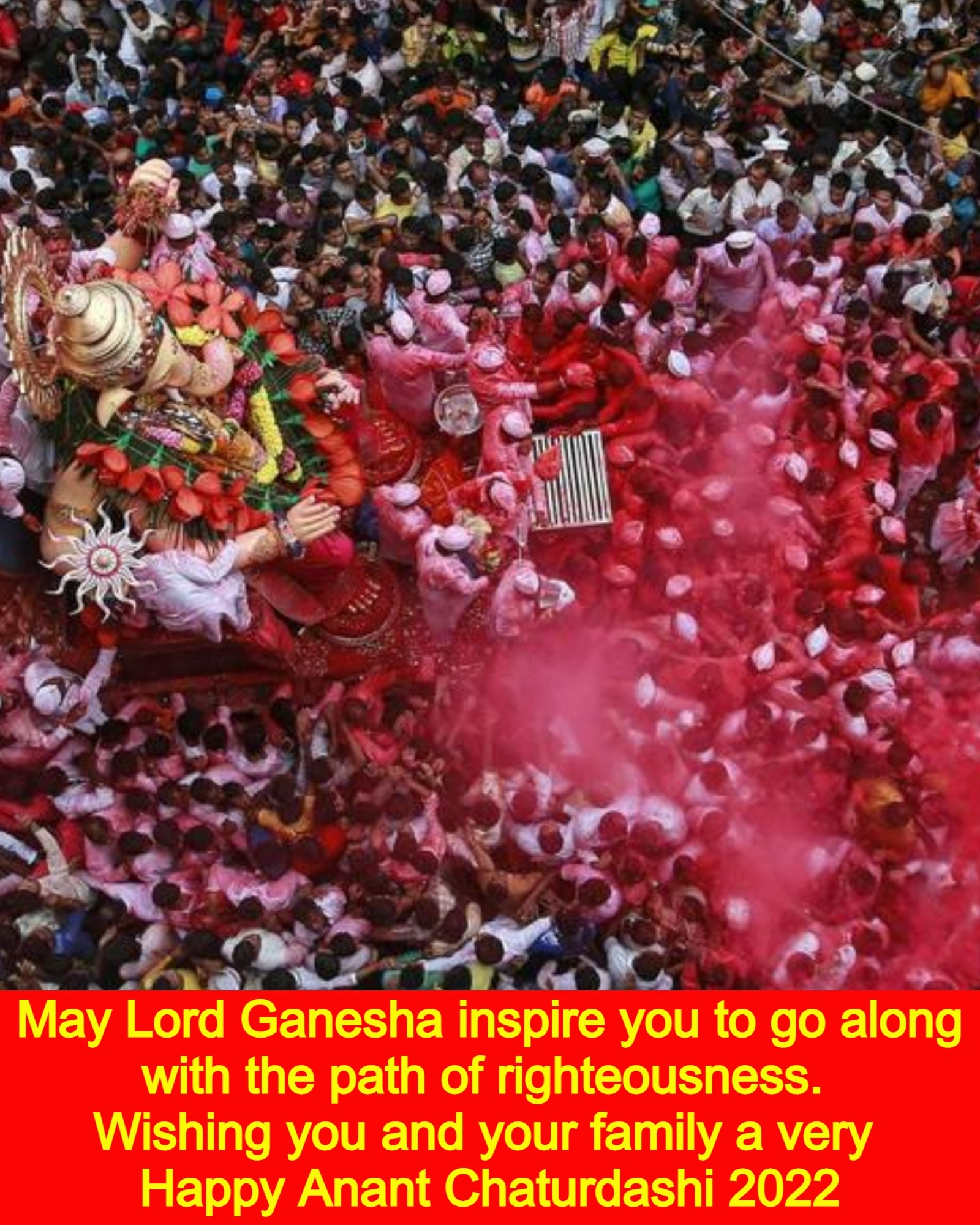 Happy Anant Chaturdashi 2022: Wishes Images, Quotes, Photos, Images, Facebook SMS and Messages to share with your loved ones.  (Image: Shutterstock) 