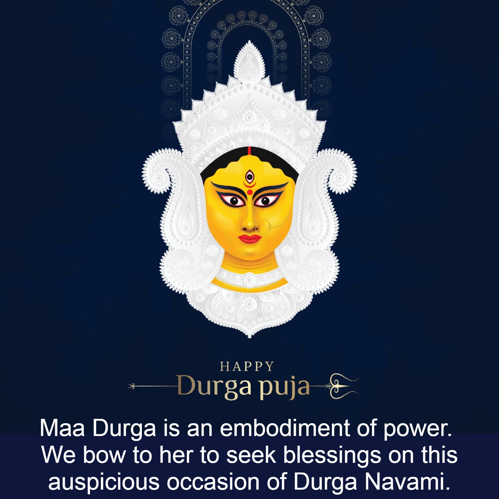 Happy Maha Navami 2022 Durga Navami Wishes, SMS, Quotes, Messages