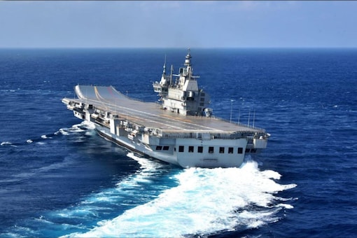 Once commissioned, Vikrant would be the second aircraft carrier that will be in service with the Navy, along with INS Vikramaditya. (Twitter)